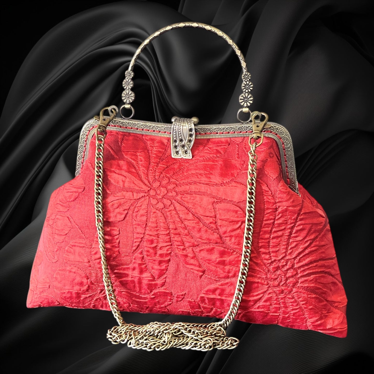 Kimono remake bag [No.1840]