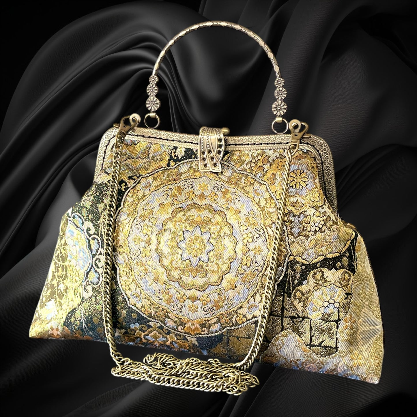 Kimono remake bag [No.1842]