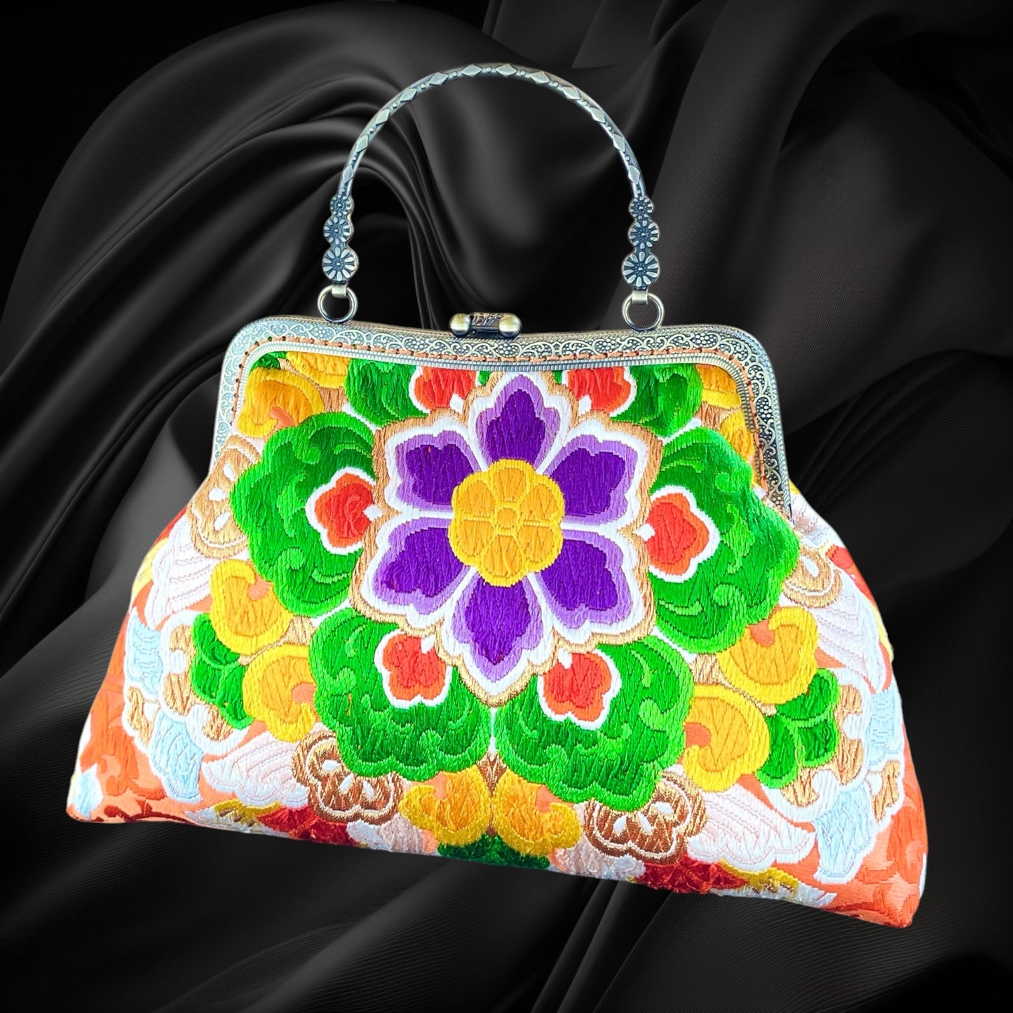 着物リメイクバッグ [No.1843]