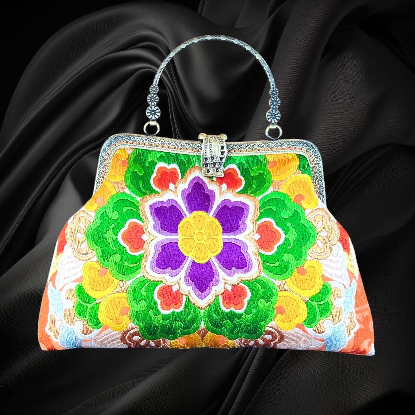 着物リメイクバッグ [No.1843]