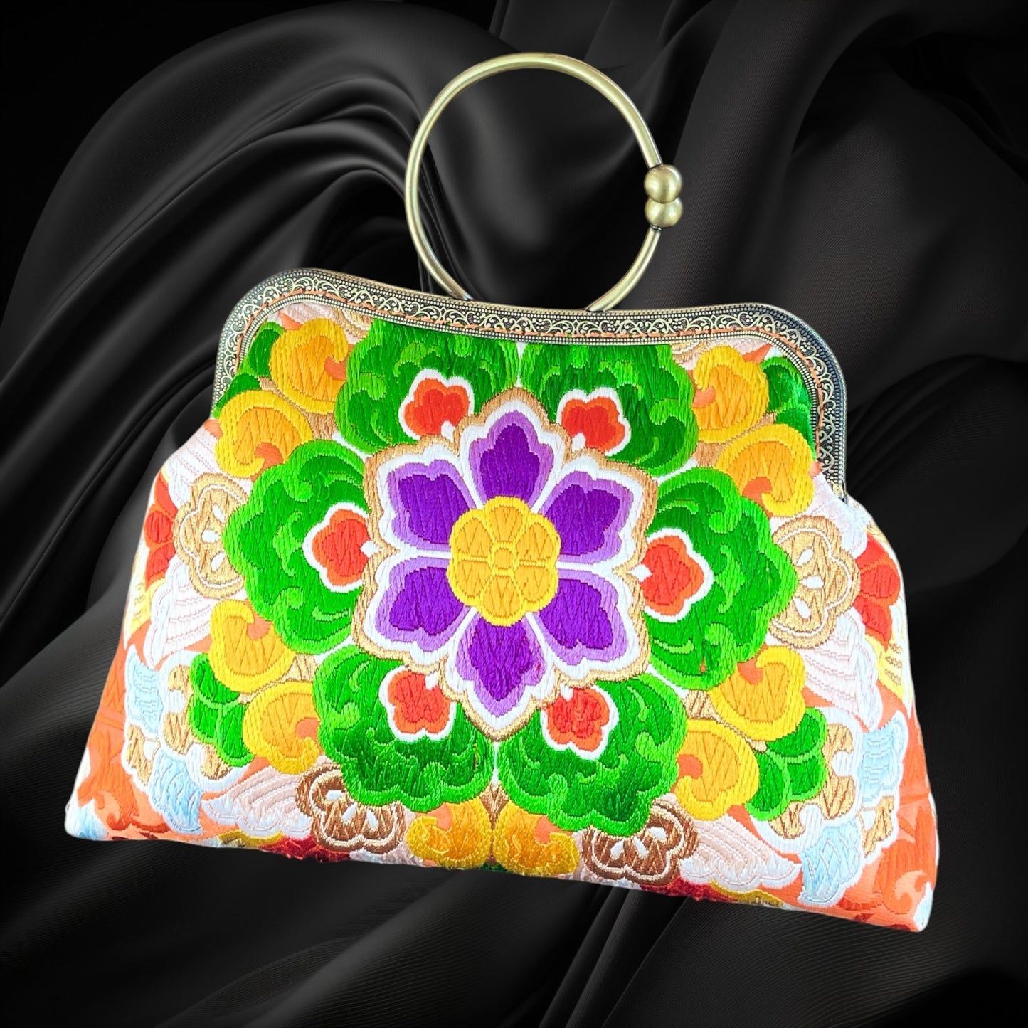 Kimono remake bag [No.1838]