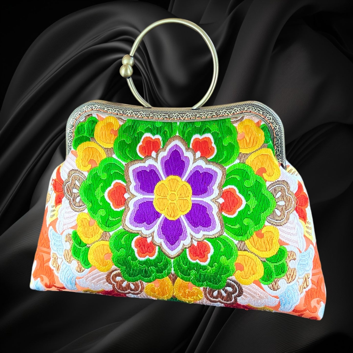 Kimono remake bag [No.1838]