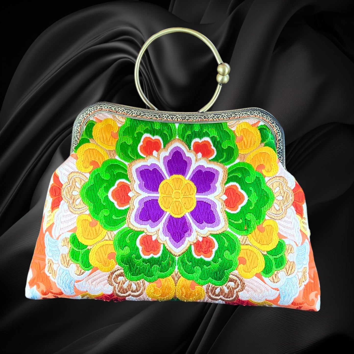 Kimono remake bag [No.1838]