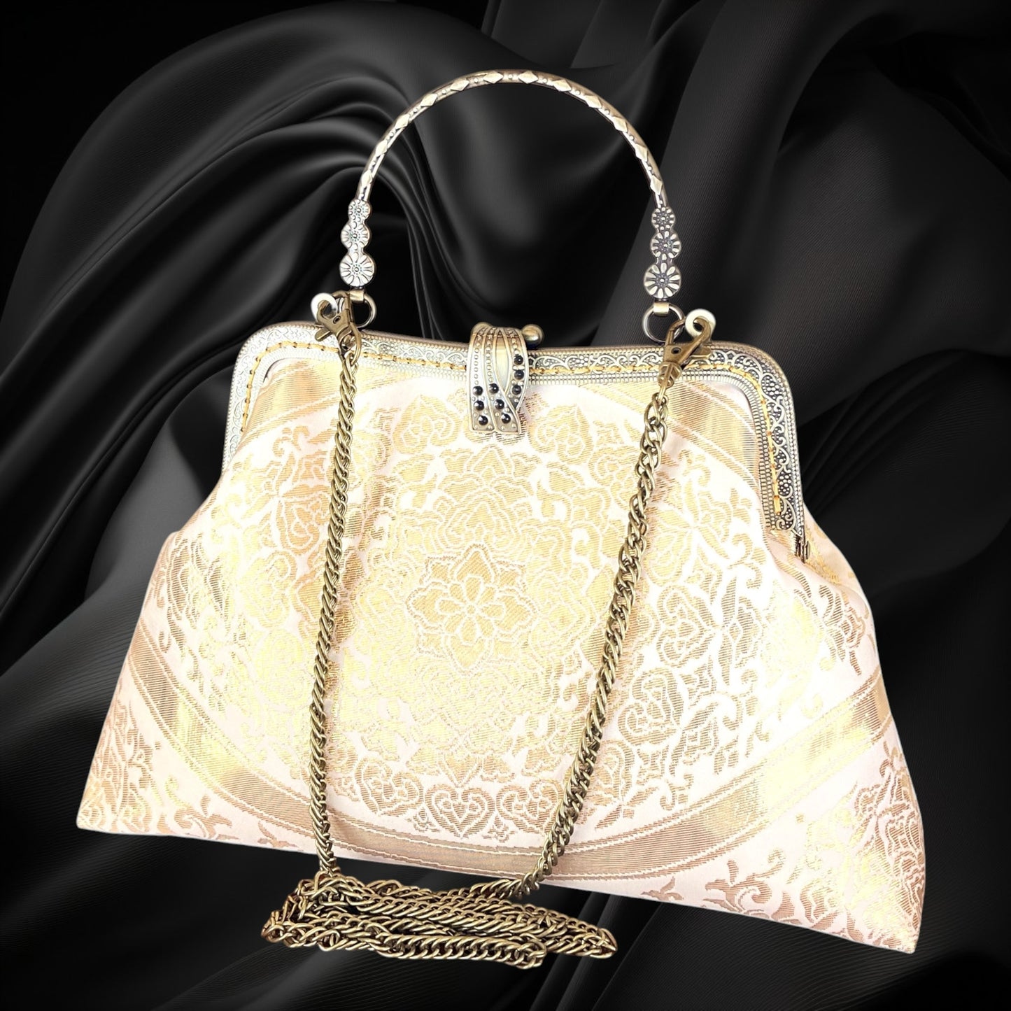 着物リメイクバッグ [No.1844]