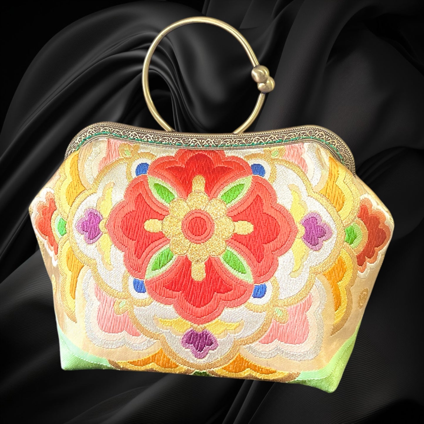 着物リメイクバッグ [No.1856]