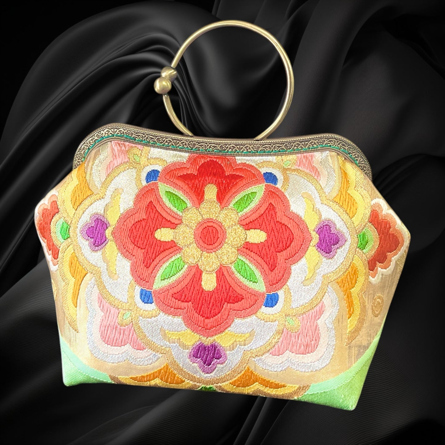 着物リメイクバッグ [No.1856]