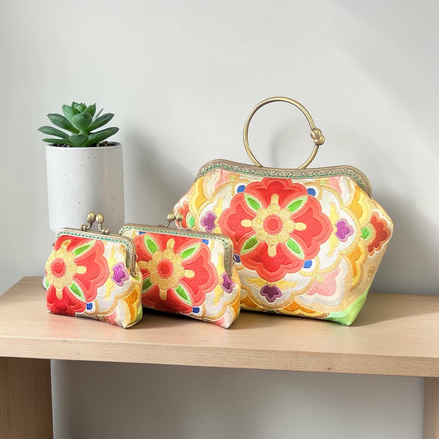 着物リメイクバッグ [No.1856]