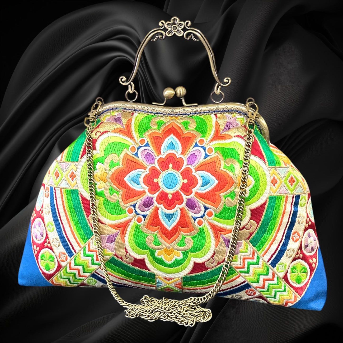 Kimono remake bag [No.1867]