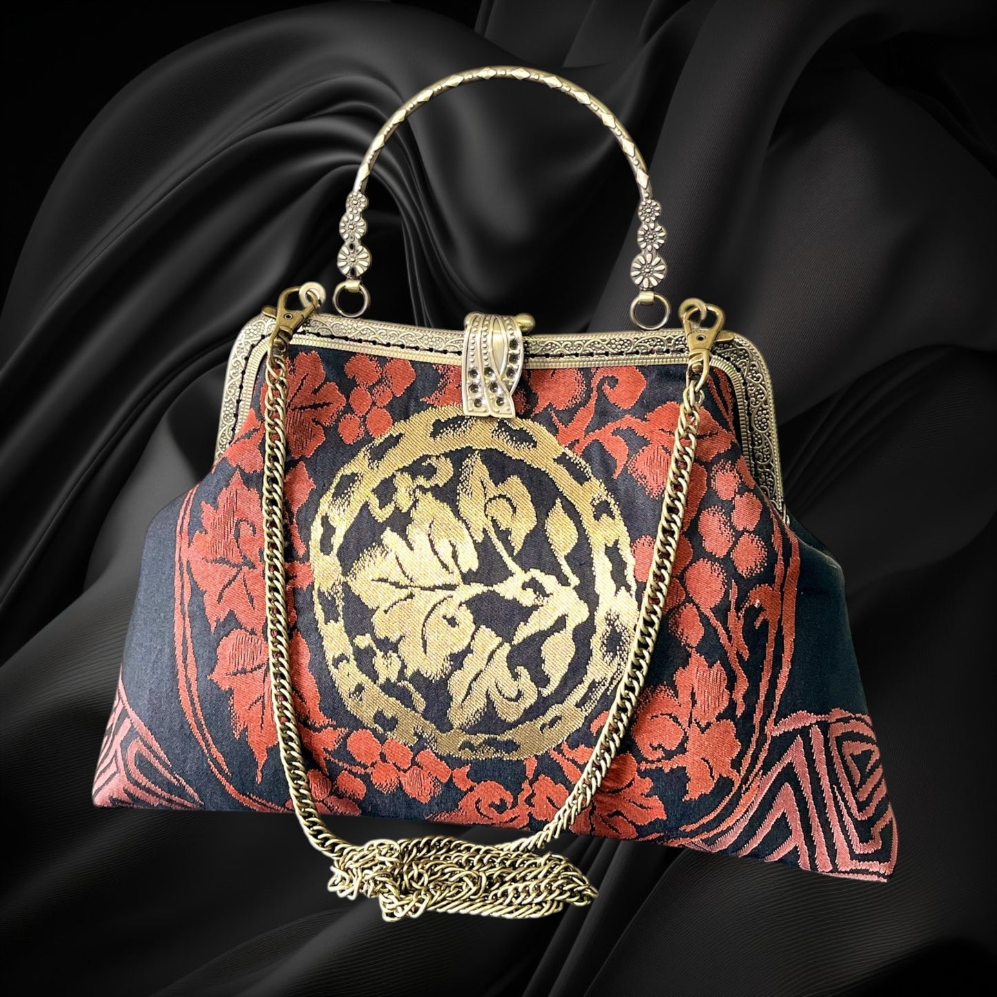 Kimono remake bag [No.1879]