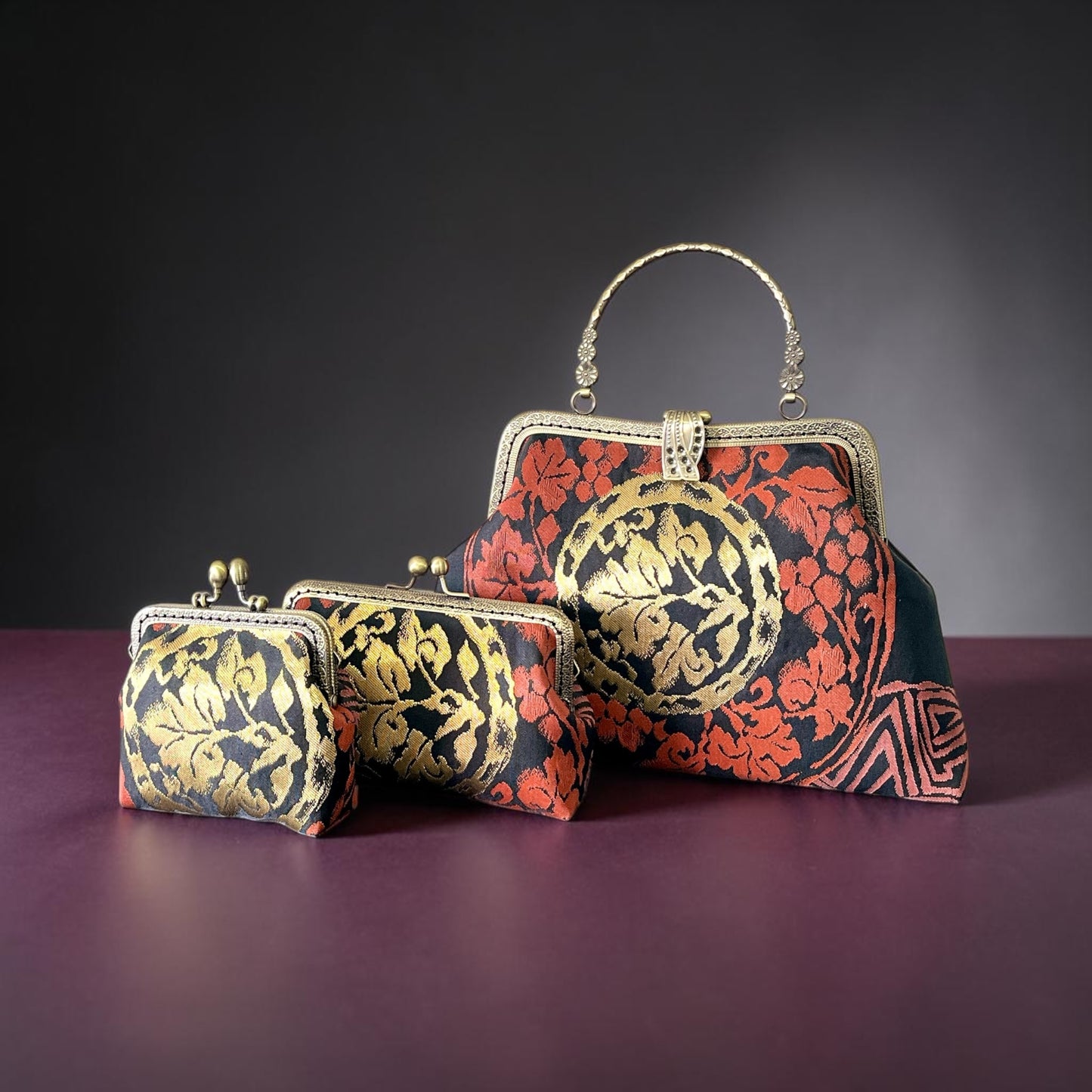 Kimono remake bag [No.1879]