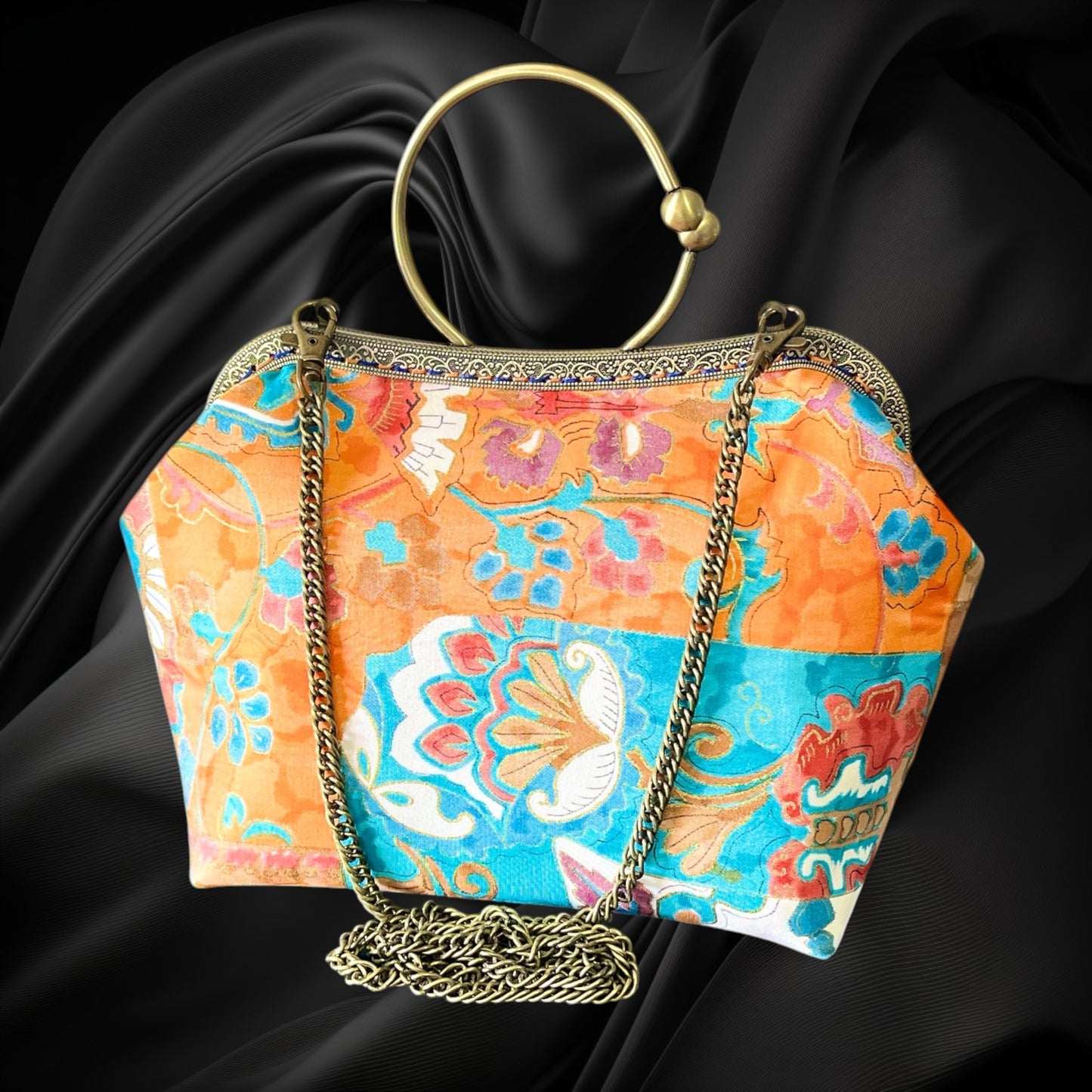 Kimono remake bag [No.1881]