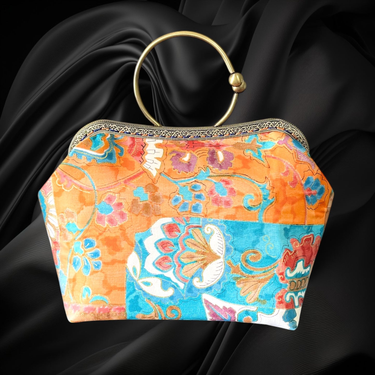 Kimono remake bag [No.1881]