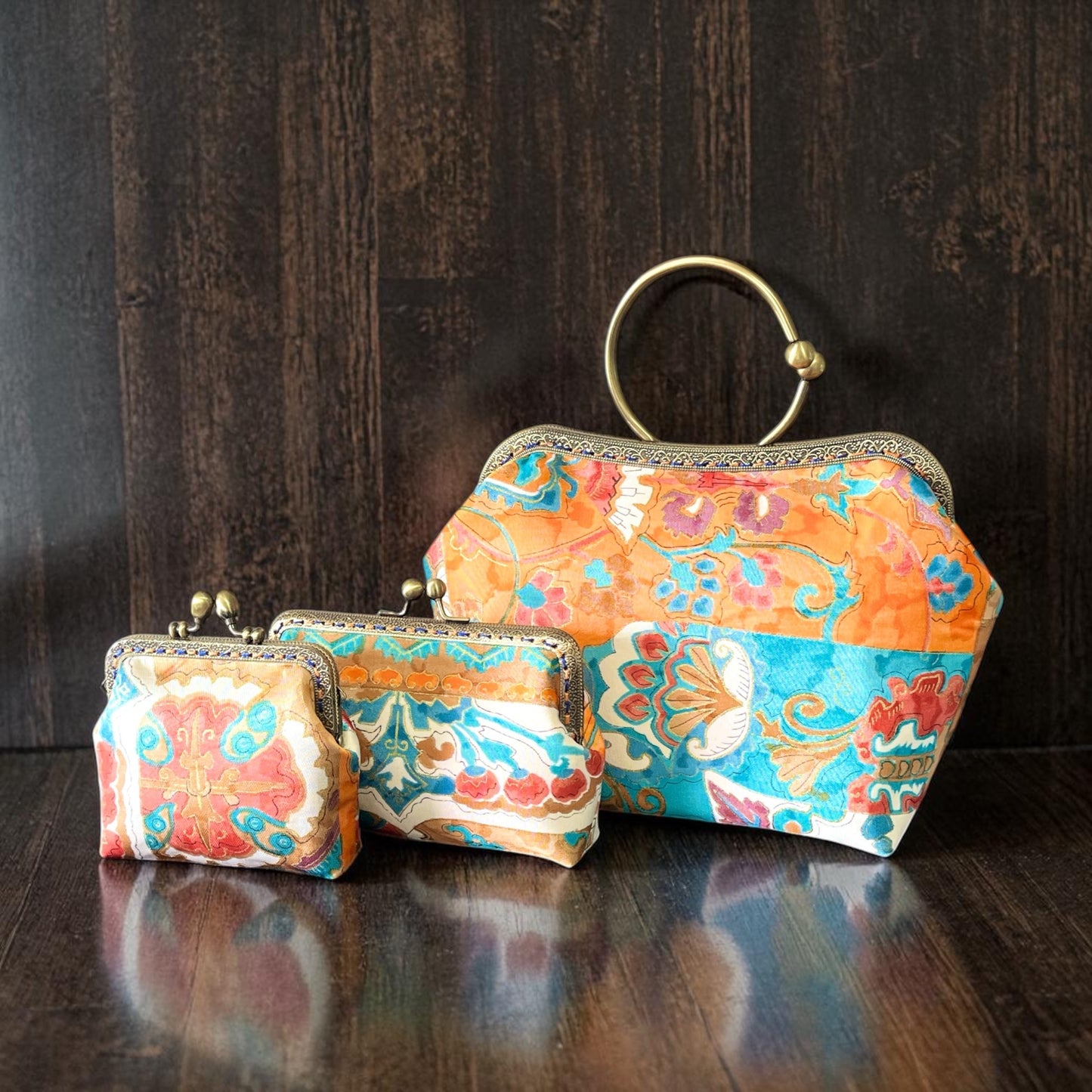 Kimono remake bag [No.1881]