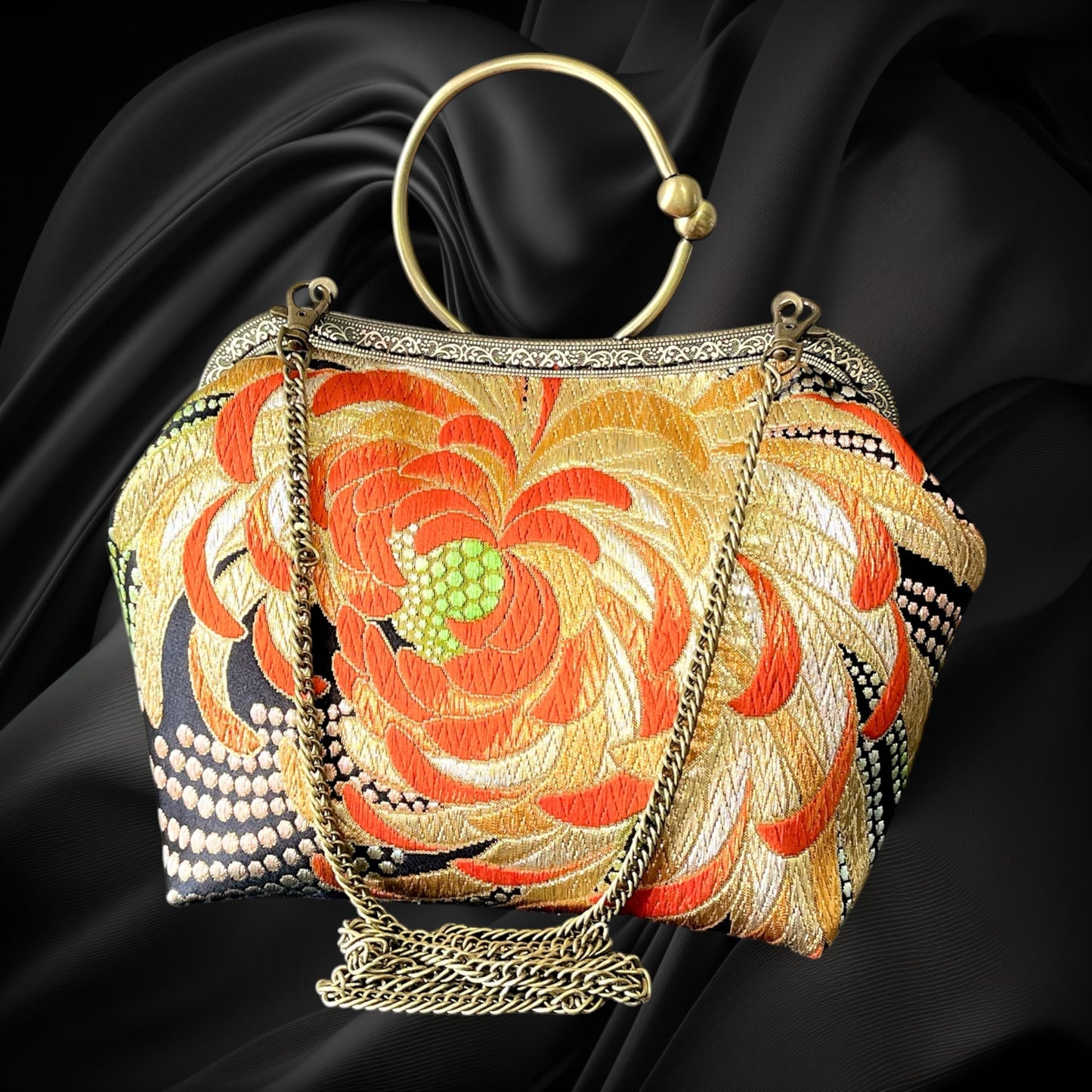 Kimono remake bag [No.1880]