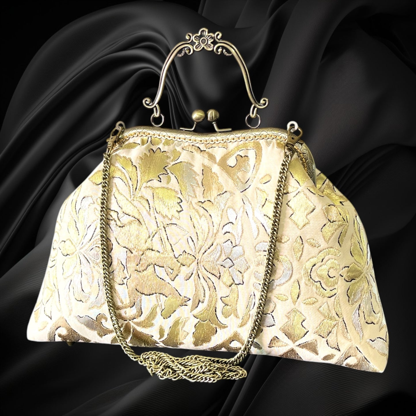 Kimono remake bag [No.1882]