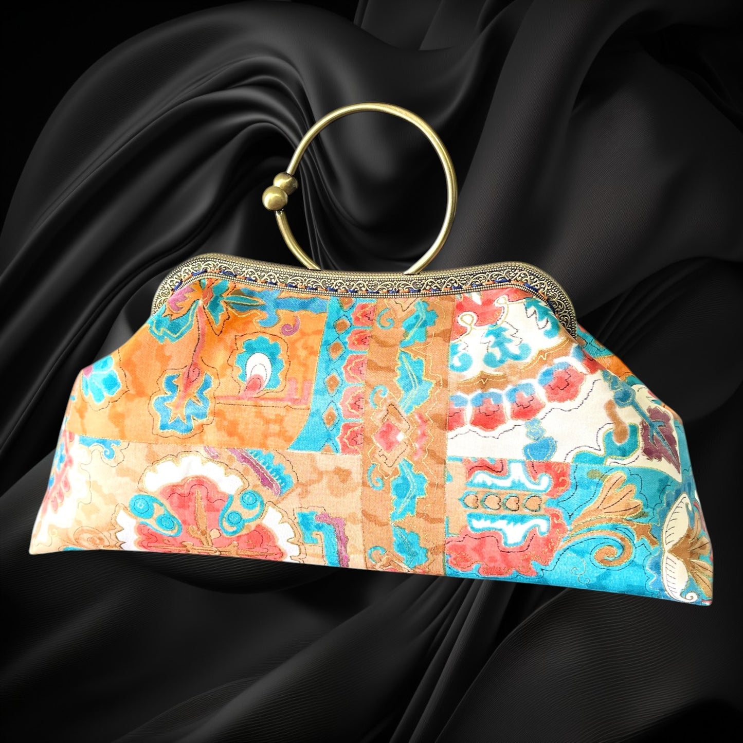 Kimono remake bag [No.1889]