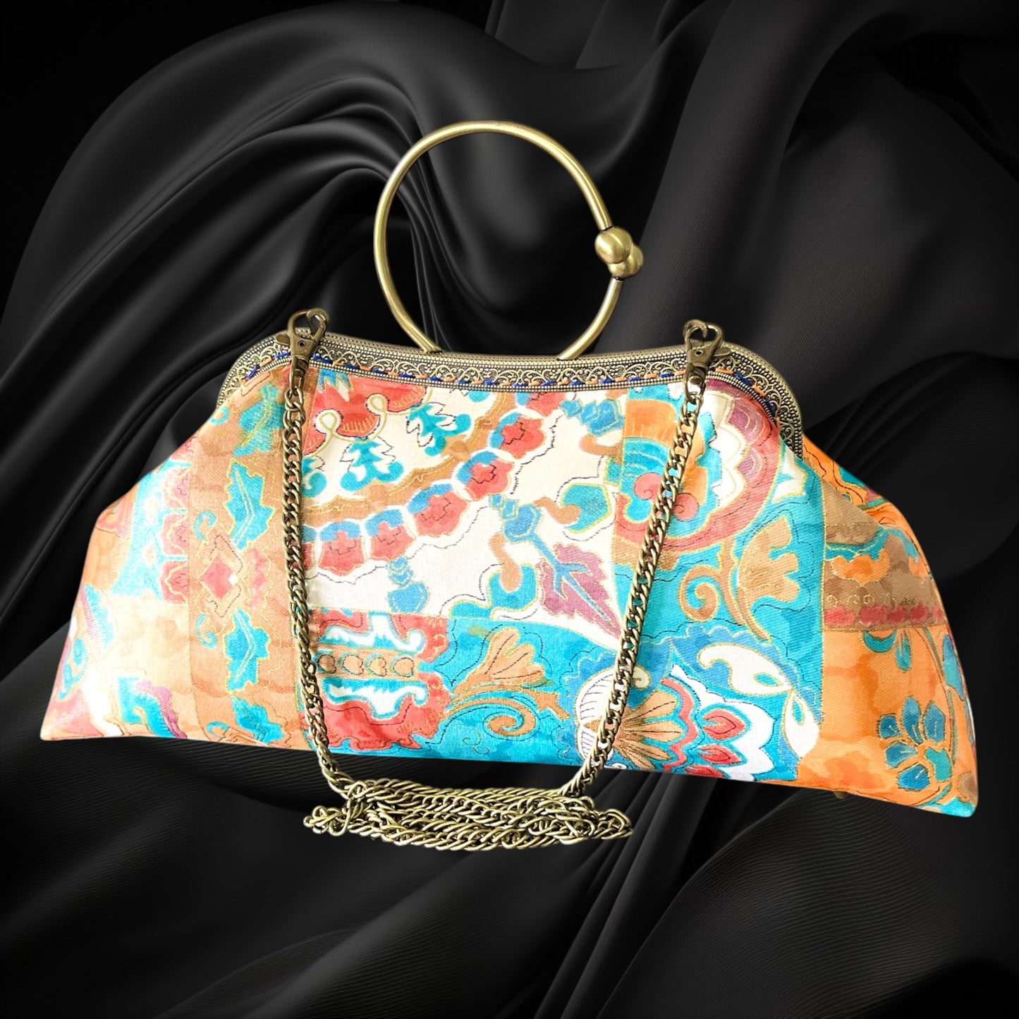 Kimono remake bag [No.1889]