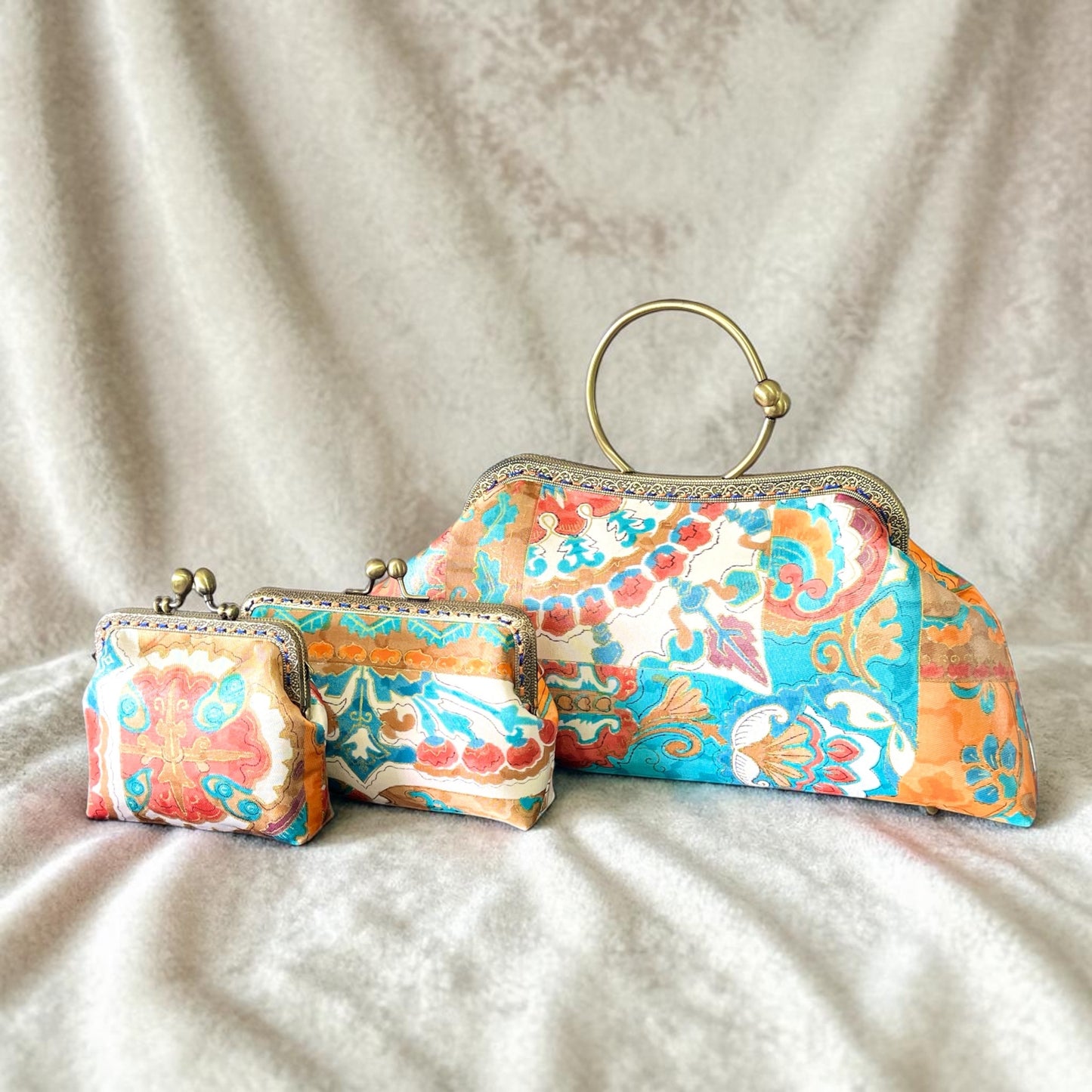 Kimono remake bag [No.1889]