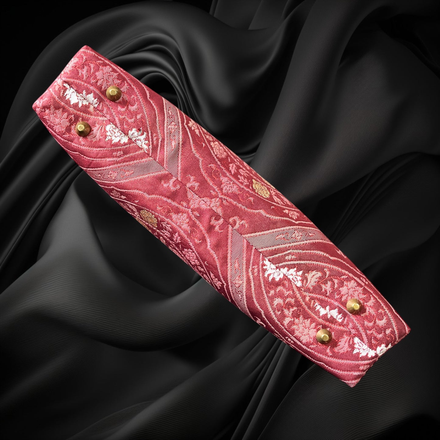 着物リメイクバンブーバッグ [No.1883]