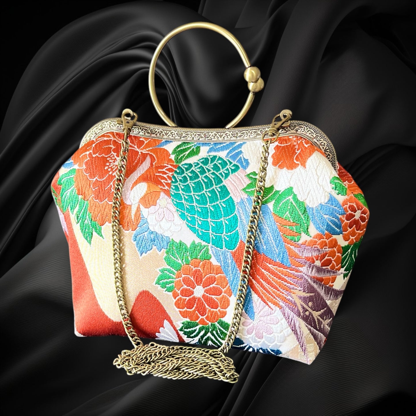 Kimono remake bag [No.1893]