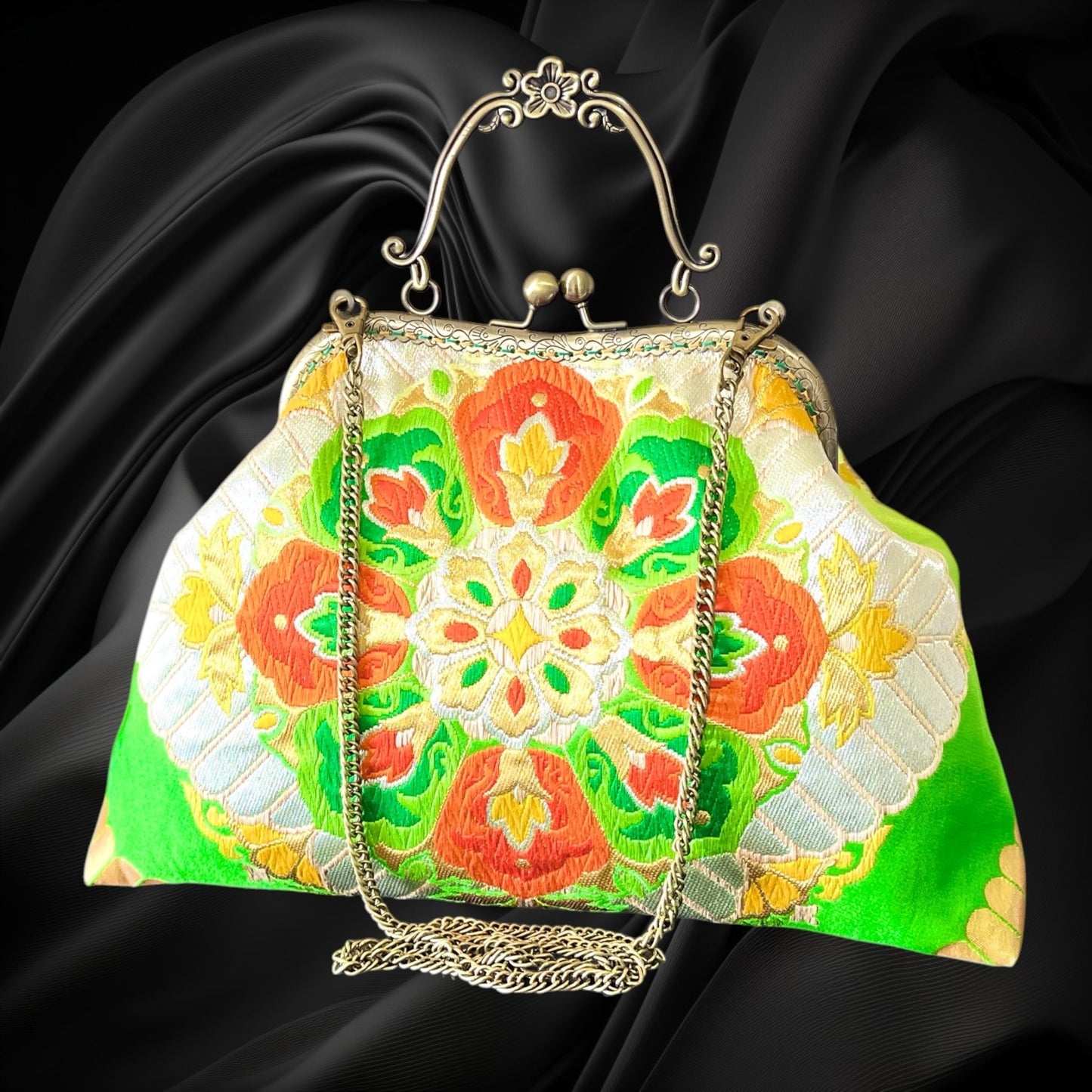 Kimono remake bag [No.1895]