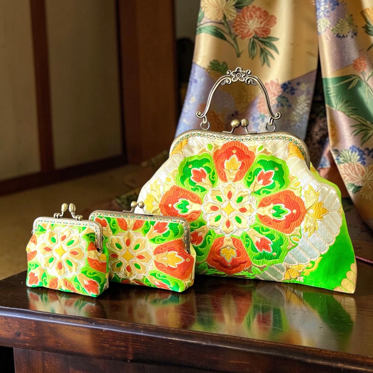 Kimono remake bag [No.1895]