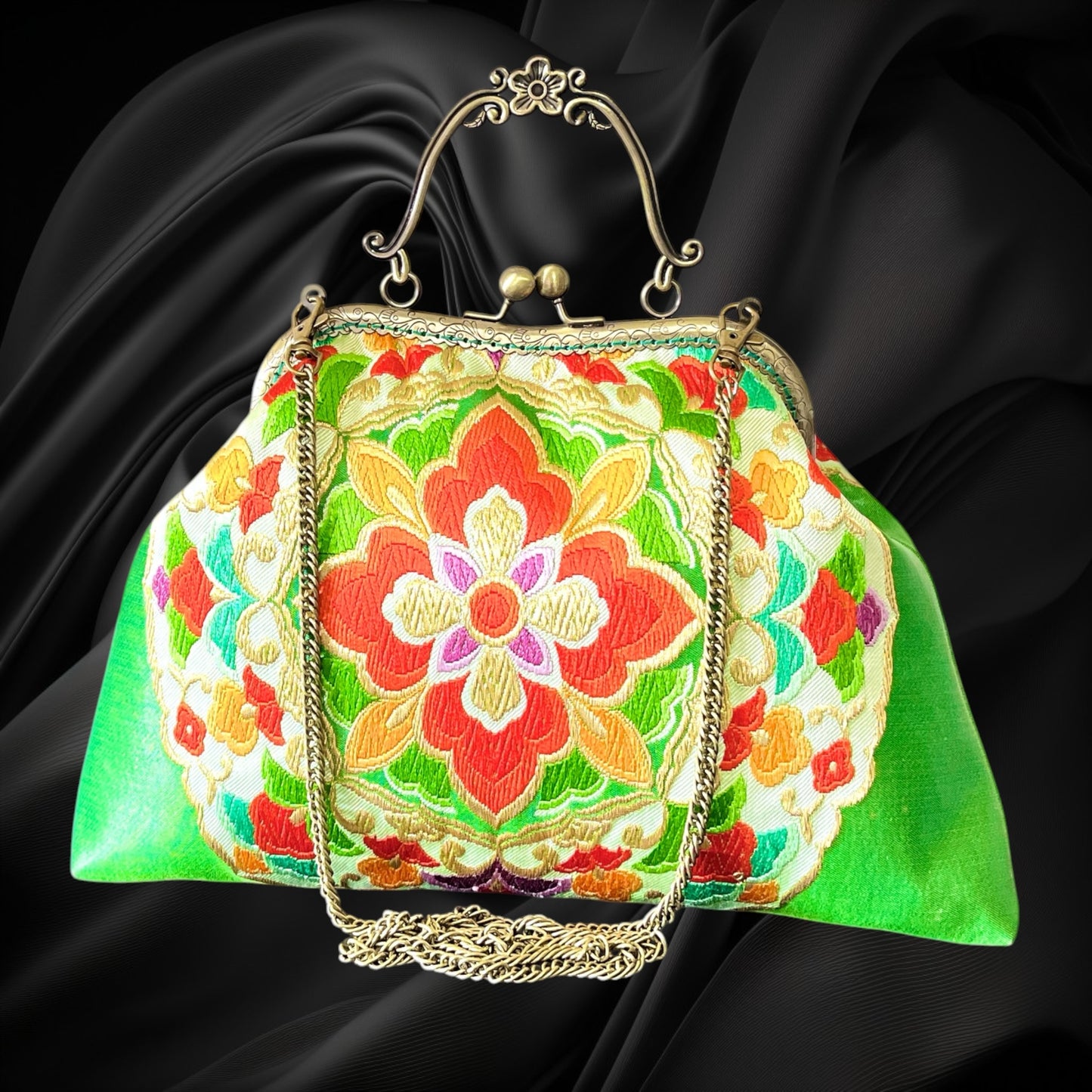 Kimono remake bag [No.1894]