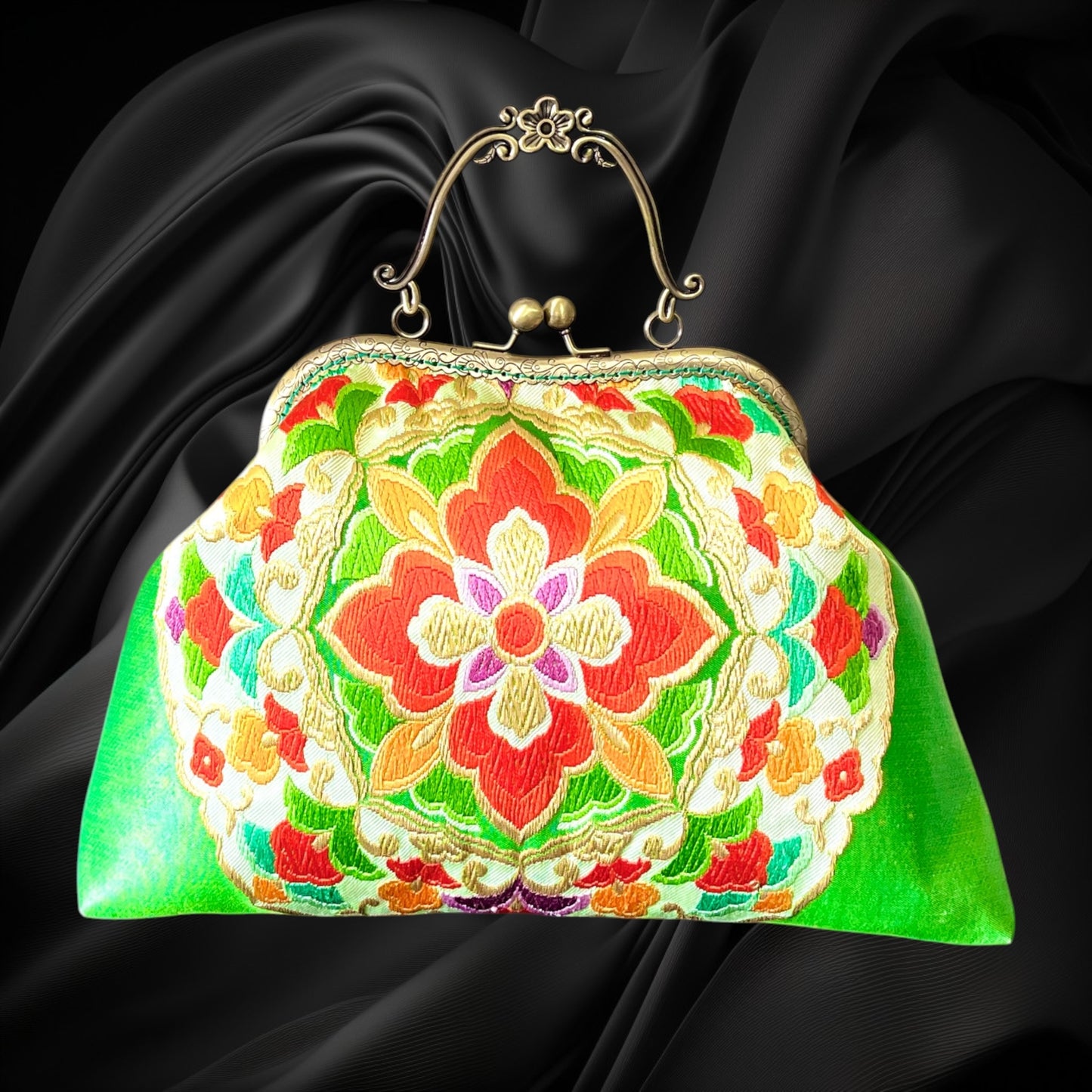 Kimono remake bag [No.1894]