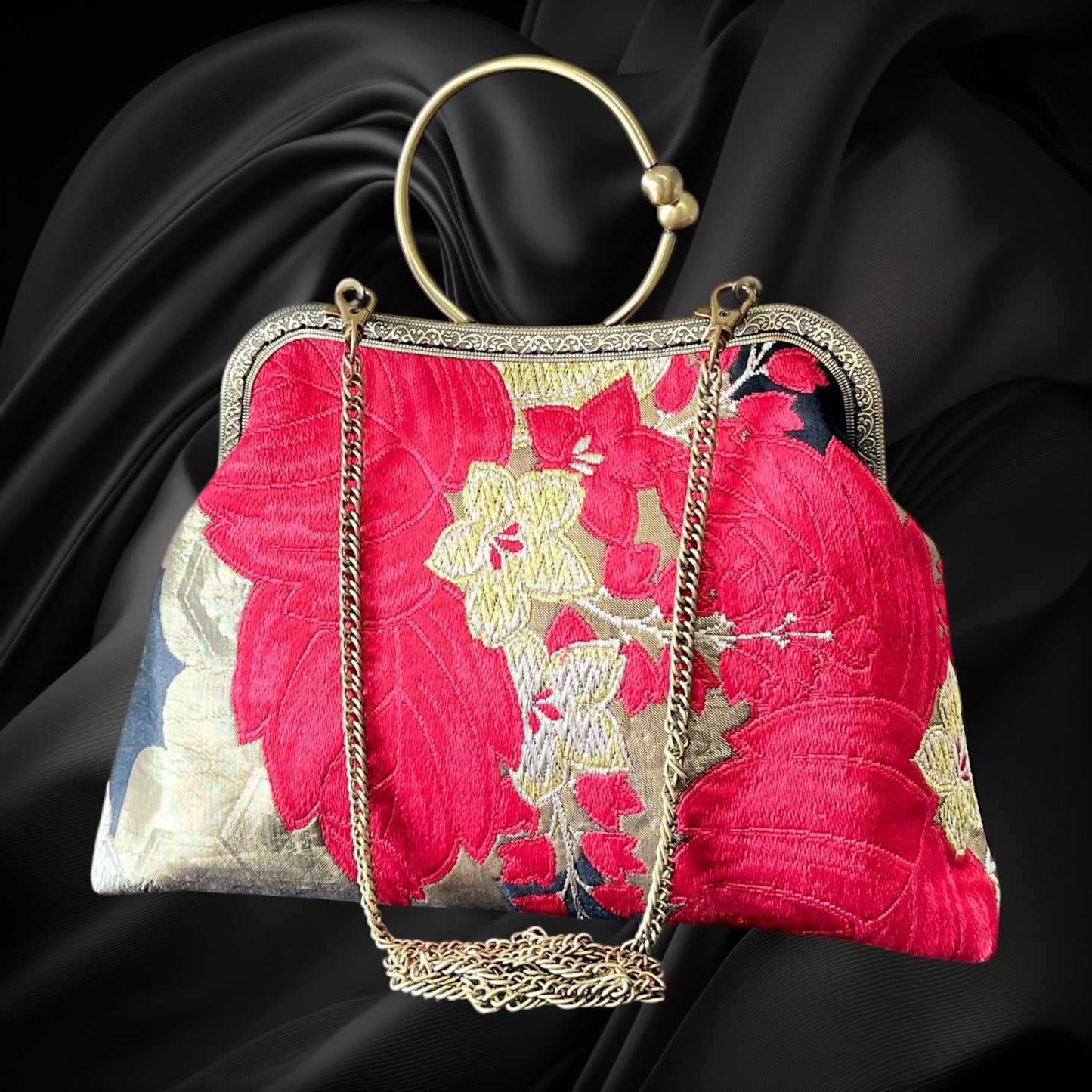 Kimono remake bag [No.1892]