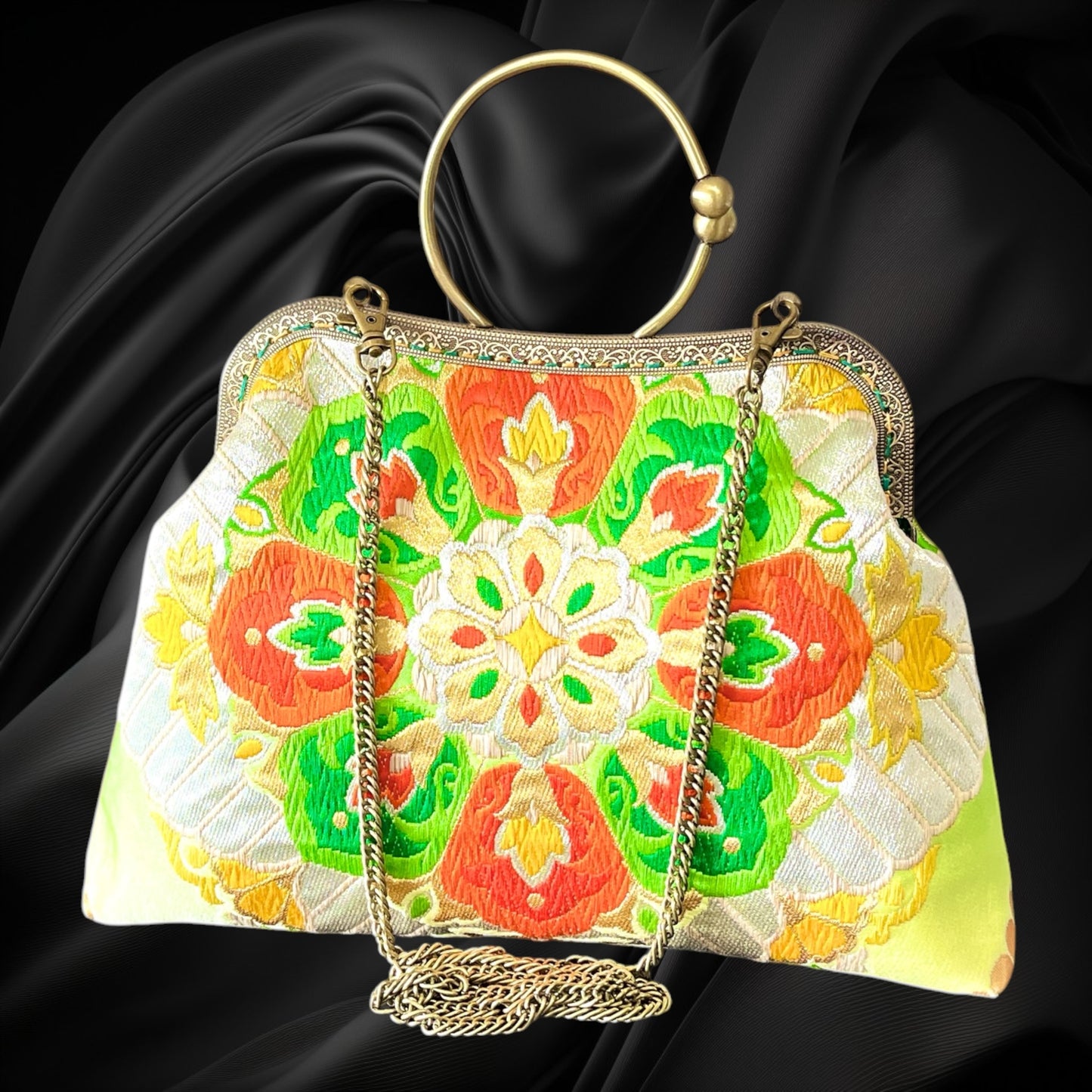 Kimono remake bag [No.1891]