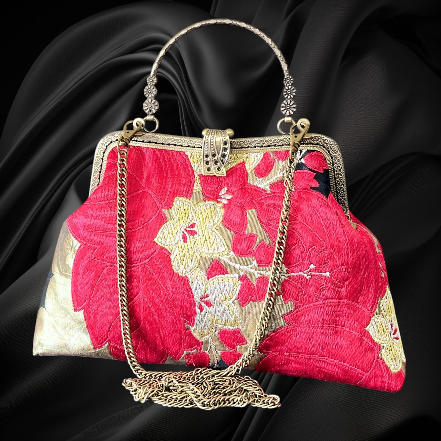 Kimono remake bag [No.1898]