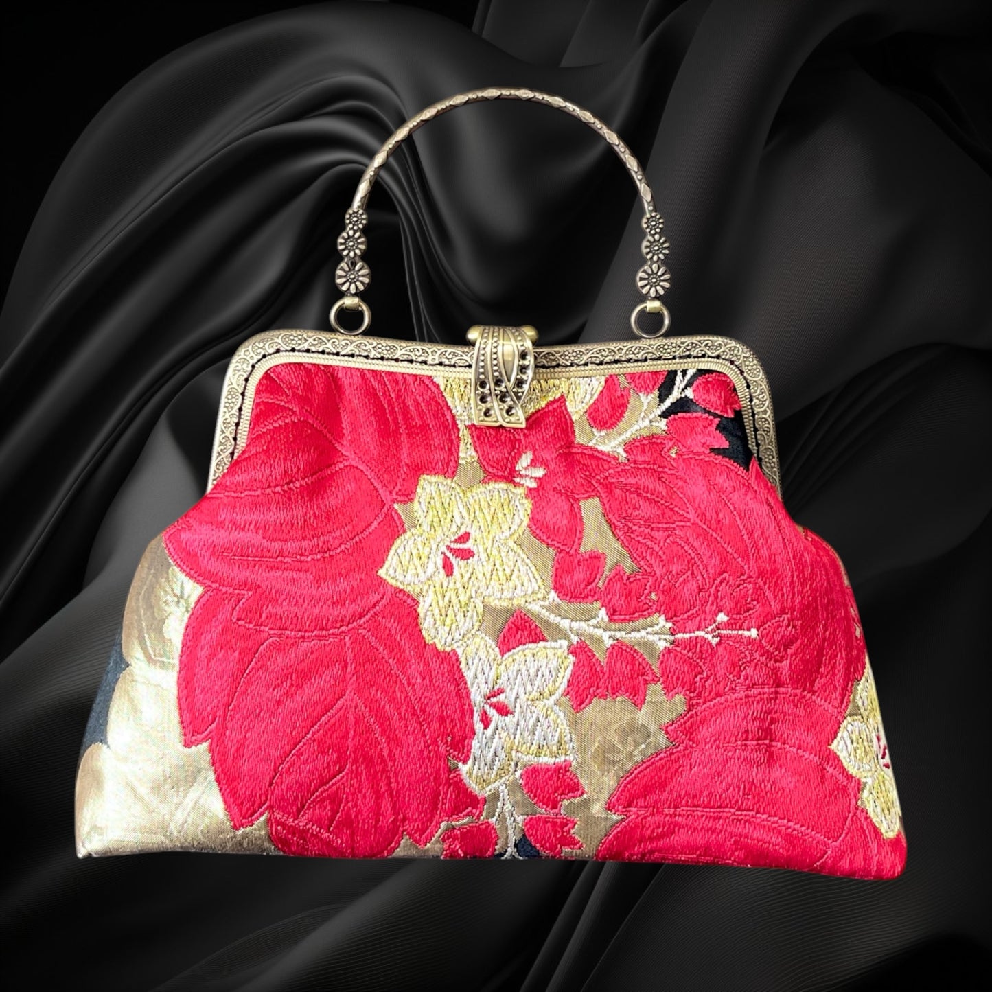 Kimono remake bag [No.1898]
