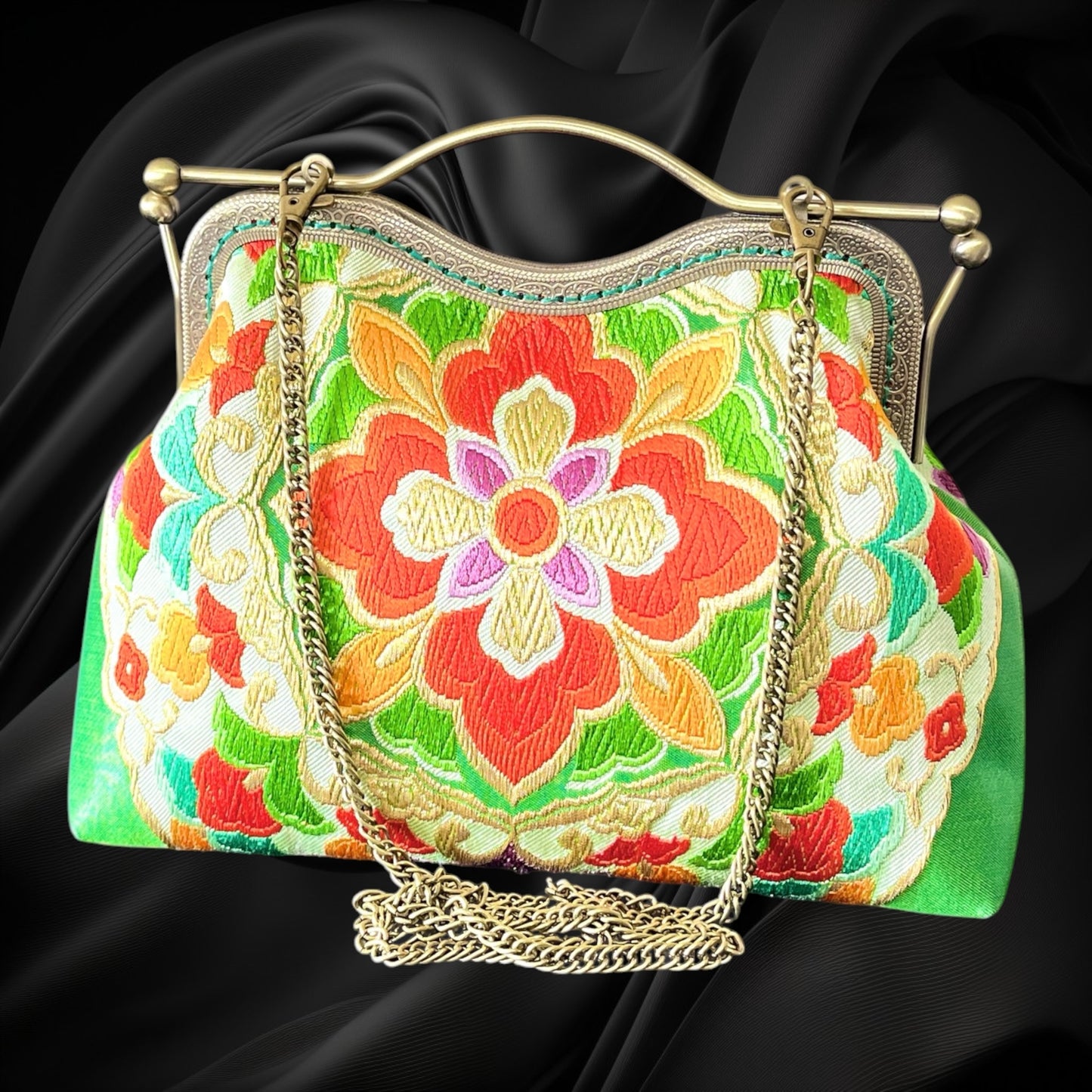 着物リメイクバッグ [No.1900]