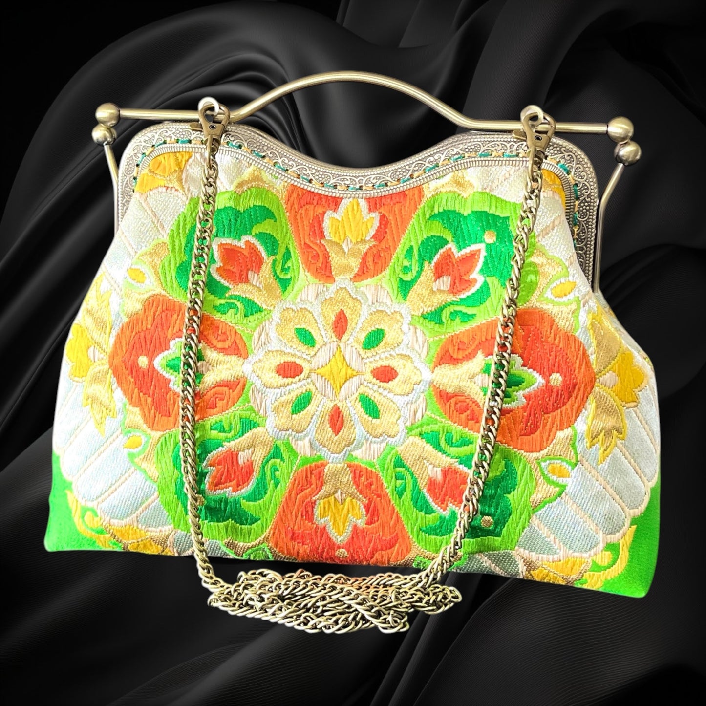 着物リメイクバッグ [No.1899]