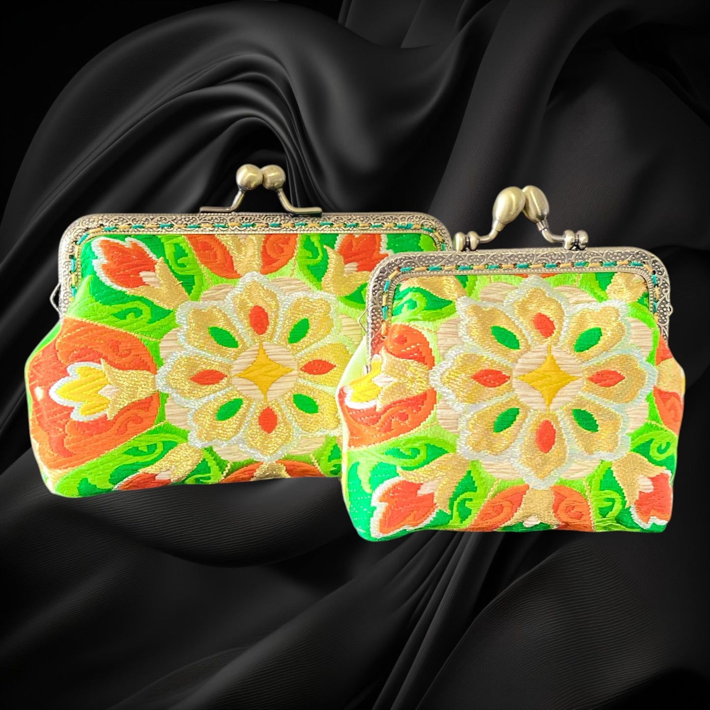 Kimono Remake Pouch [No.572]
