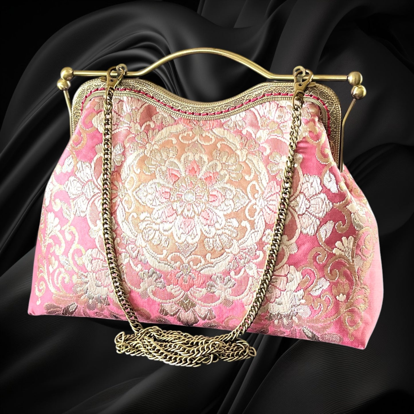 Kimono remake bag [No.1939]