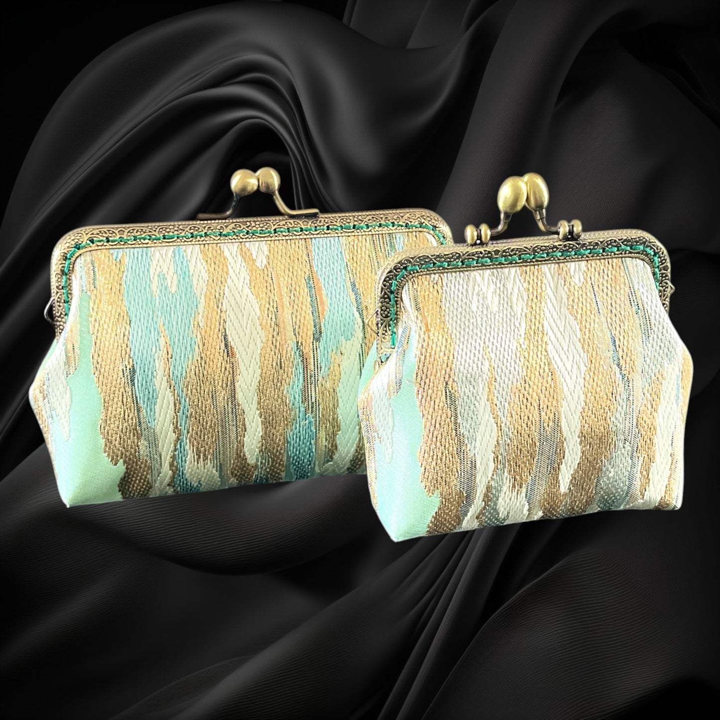 Kimono Remake Pouch [No.583]