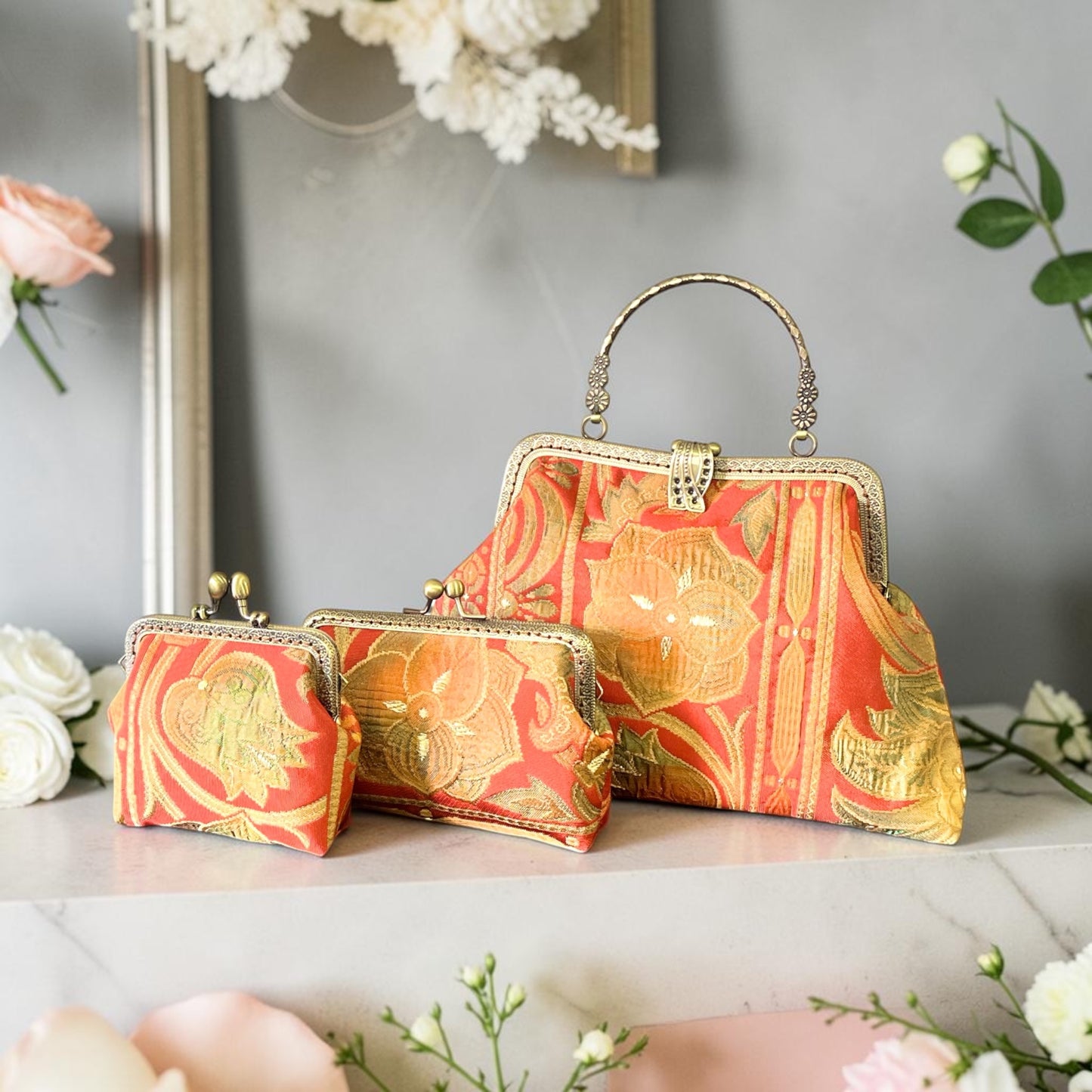 Kimono remake bag [No.1957]