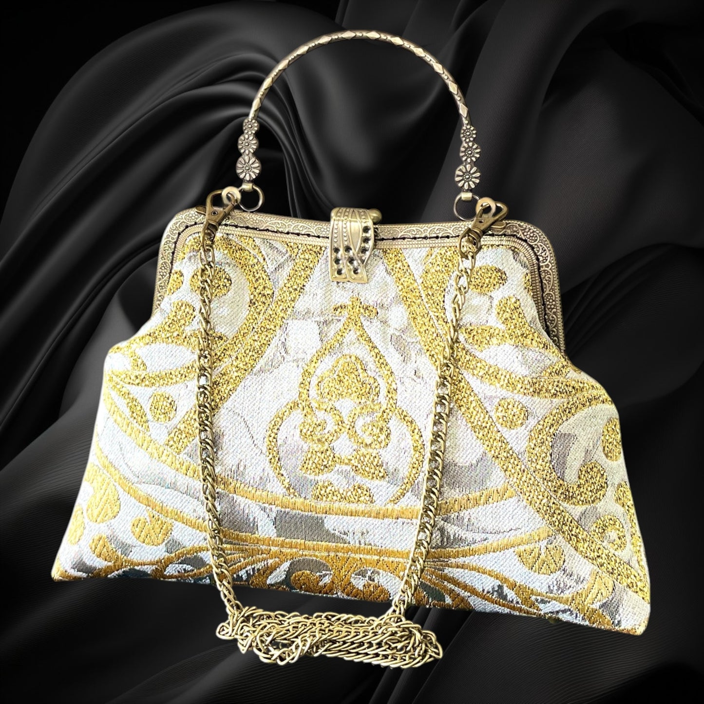 Kimono remake bag [No.1992]