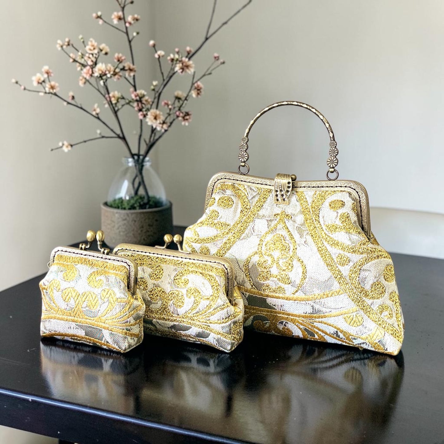Kimono remake bag [No.1992]