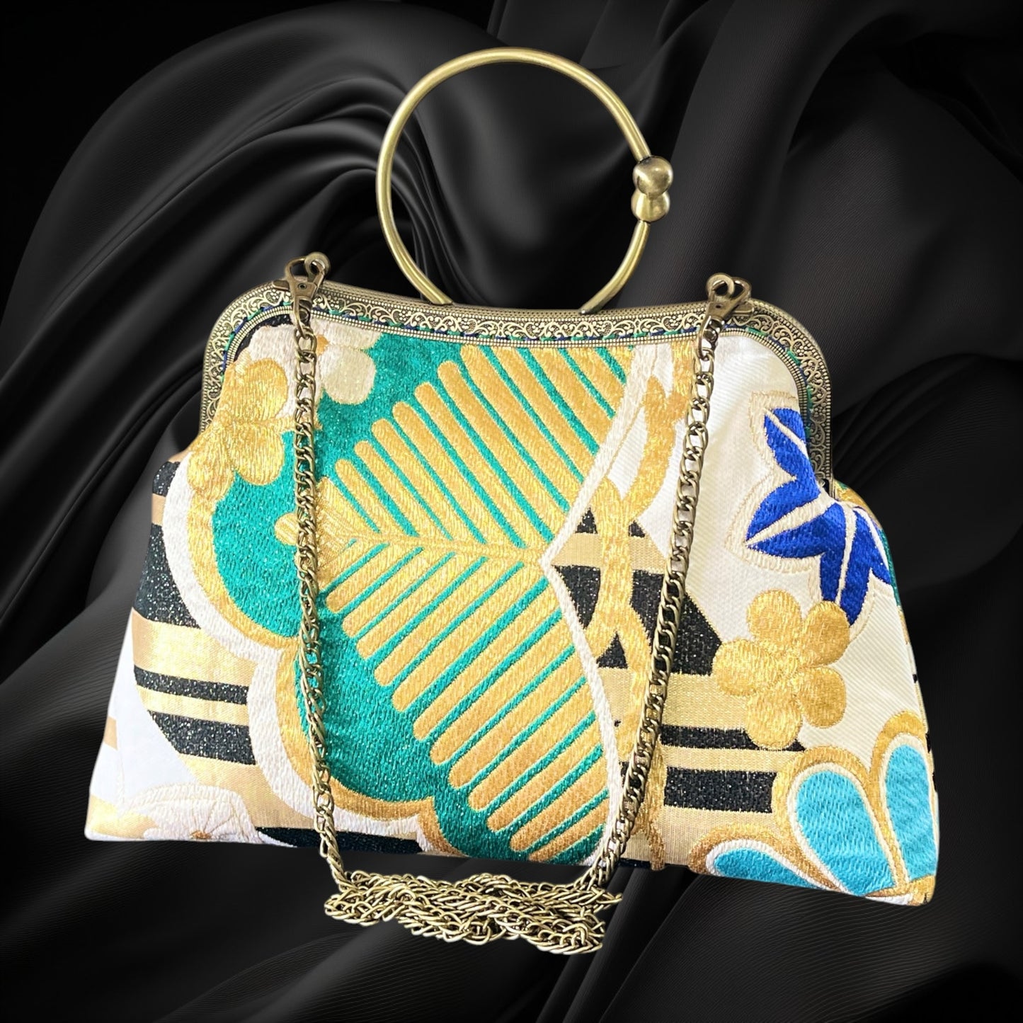 Kimono remake bag [No.2024]