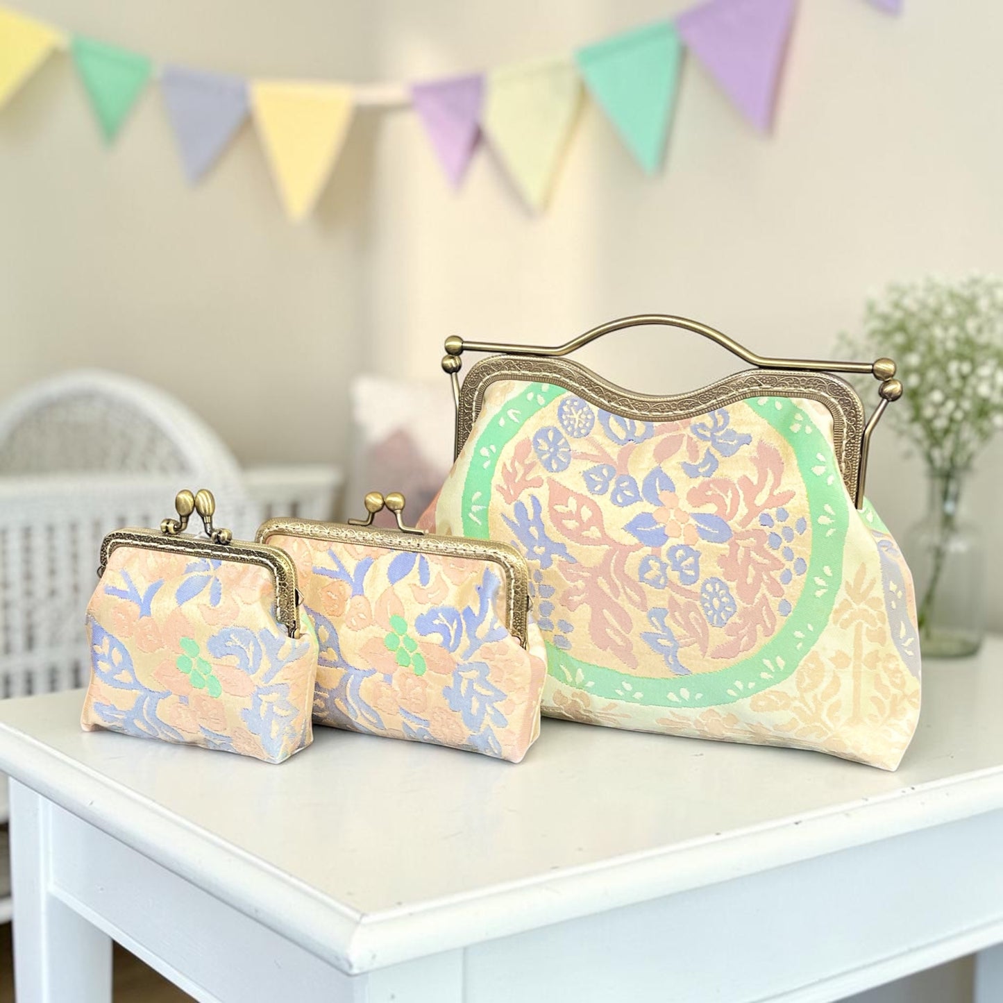 Kimono remake bag [No.2075]
