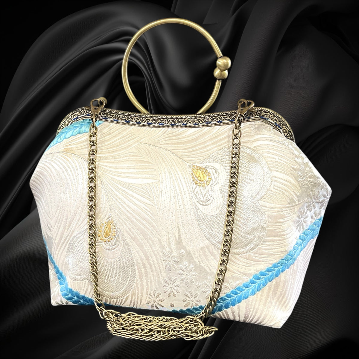 Kimono remake bag [No.2131]
