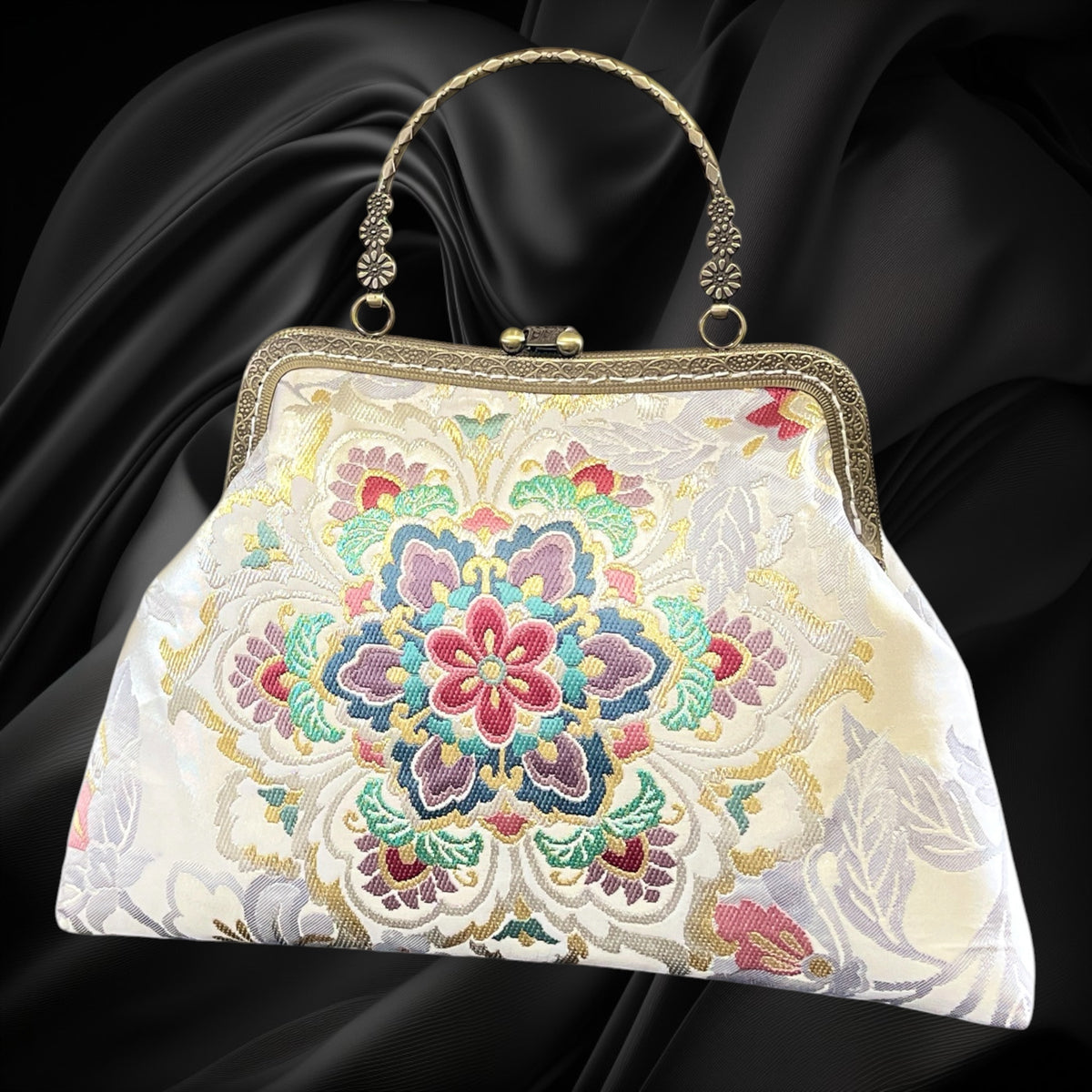 Kimono remake bag [No.2137]