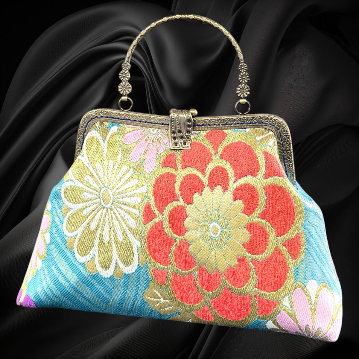 Kimono remake bag [No.2136]