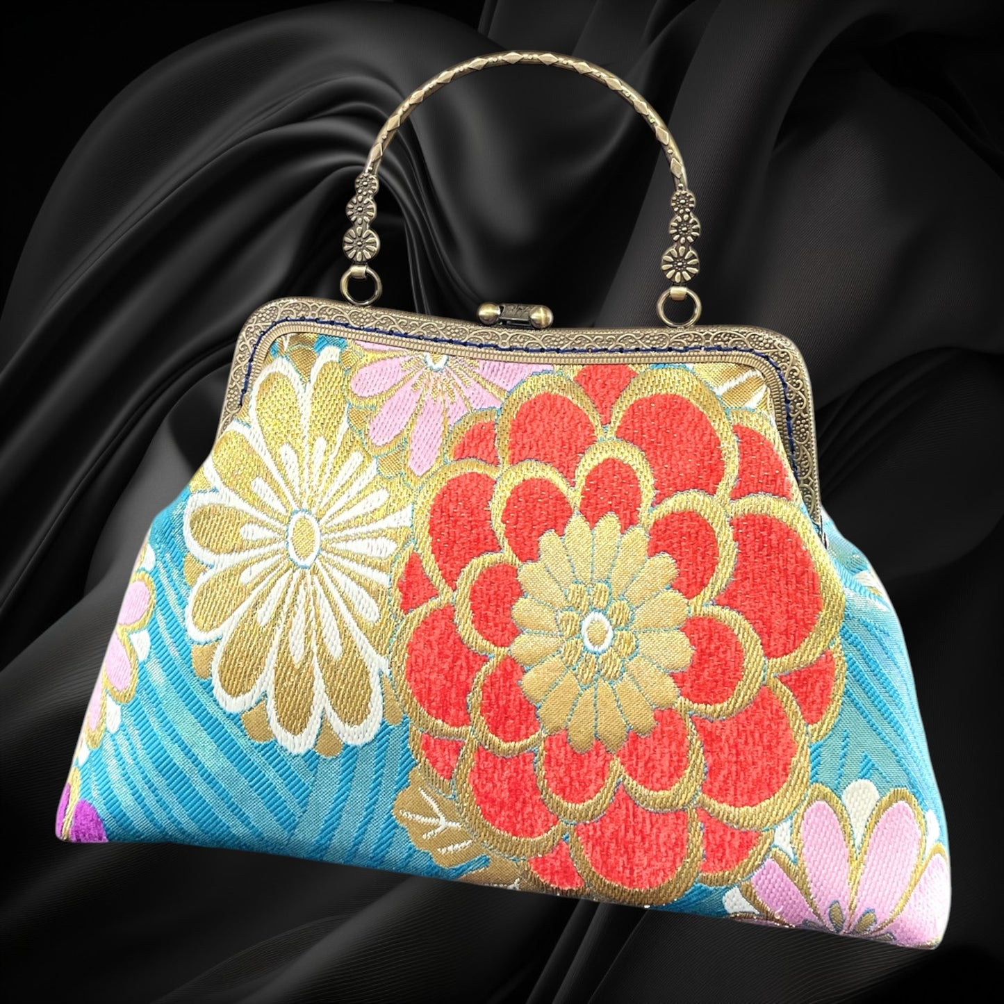 Kimono remake bag [No.2136]
