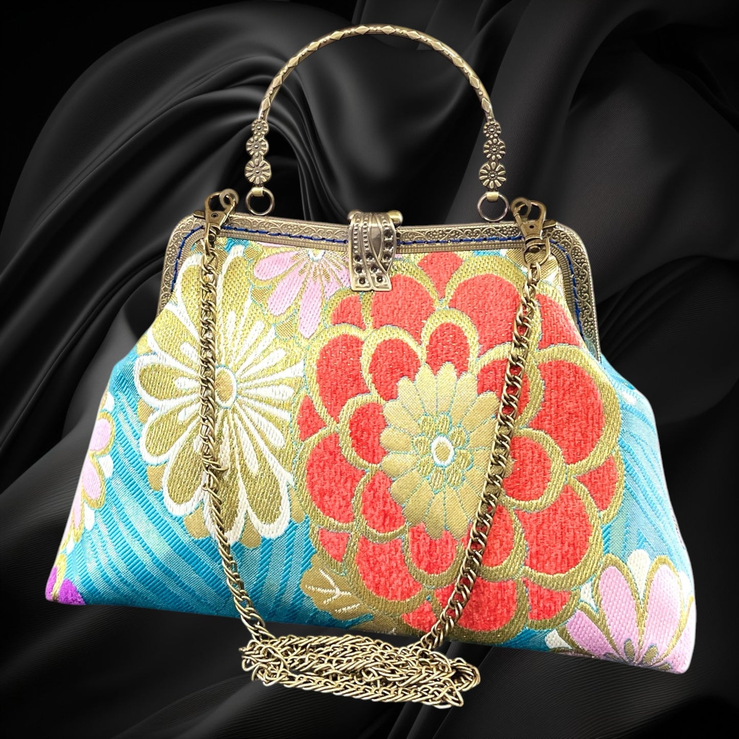 Kimono remake bag [No.2136]