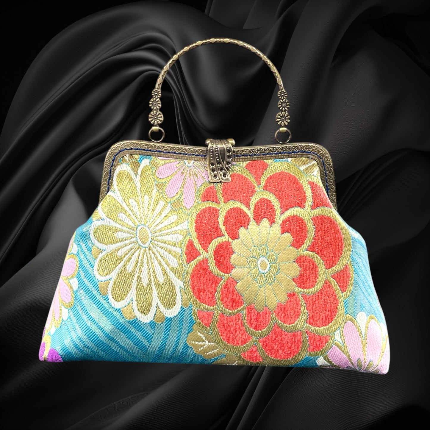 Kimono remake bag [No.2136]