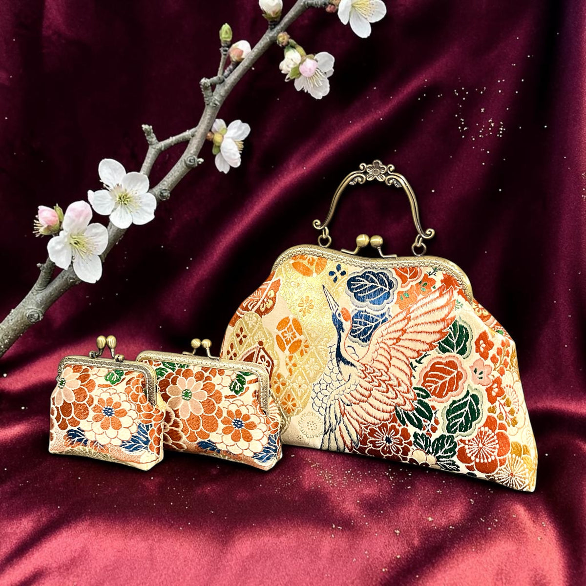 Kimono remake bag [No.2149]