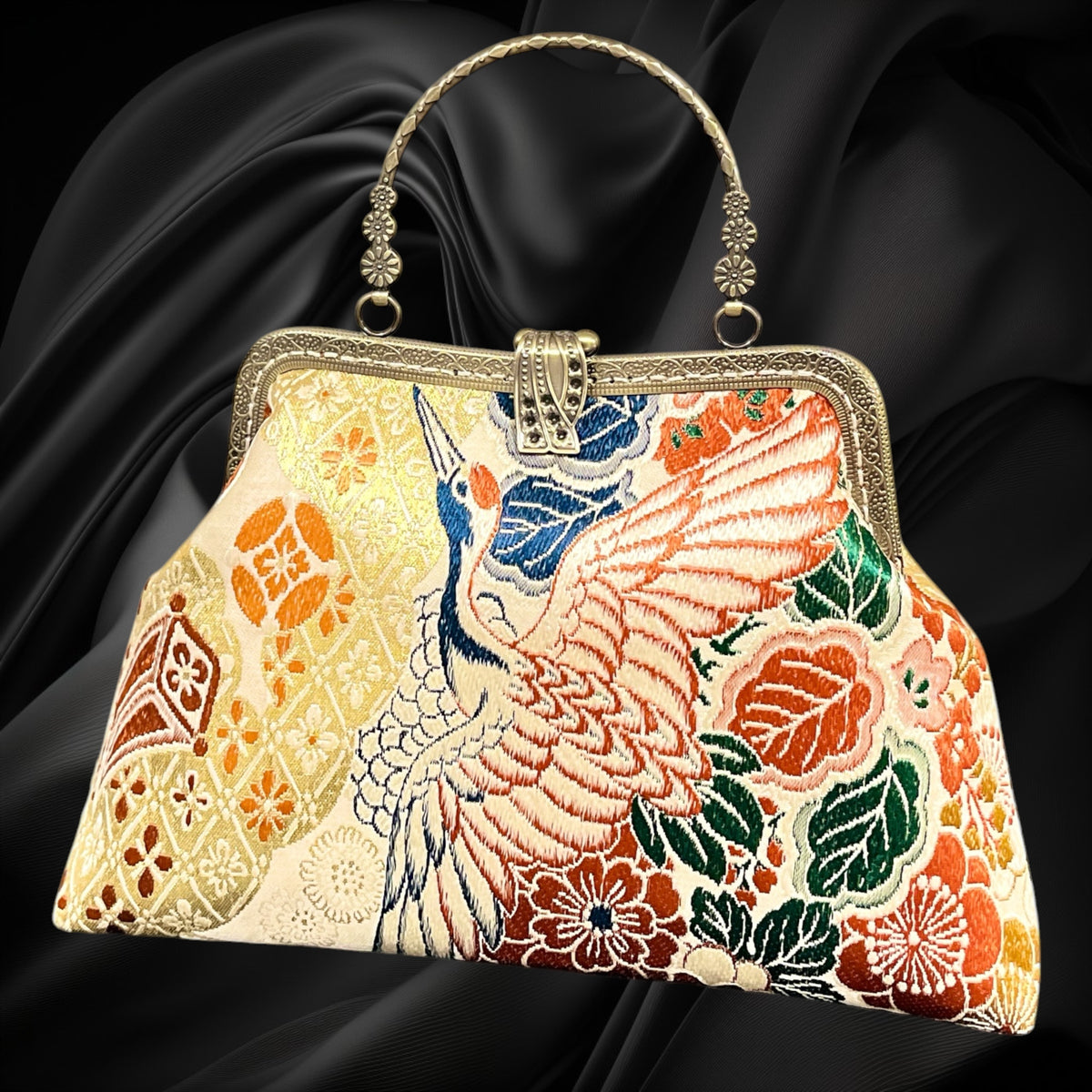Kimono remake bag [No.2163]